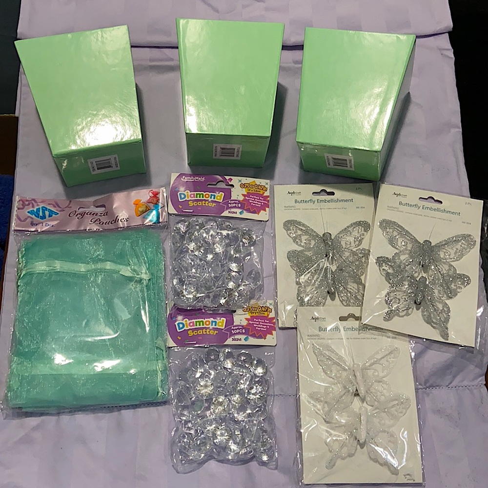 Sparkle and Mint Green Craft Bundle